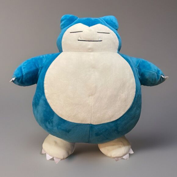 SNORLAX ANIME POKEMON PLUSH STUFFED PILLOW LARGE JAZWARES 2022 - Picture 1 of 6